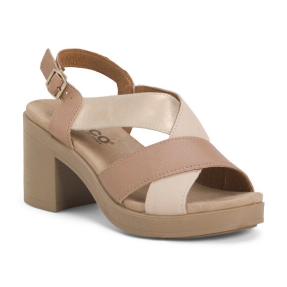 IGI&CO Made In Italy Leather Heeled Sandals - Picture 1 of 3